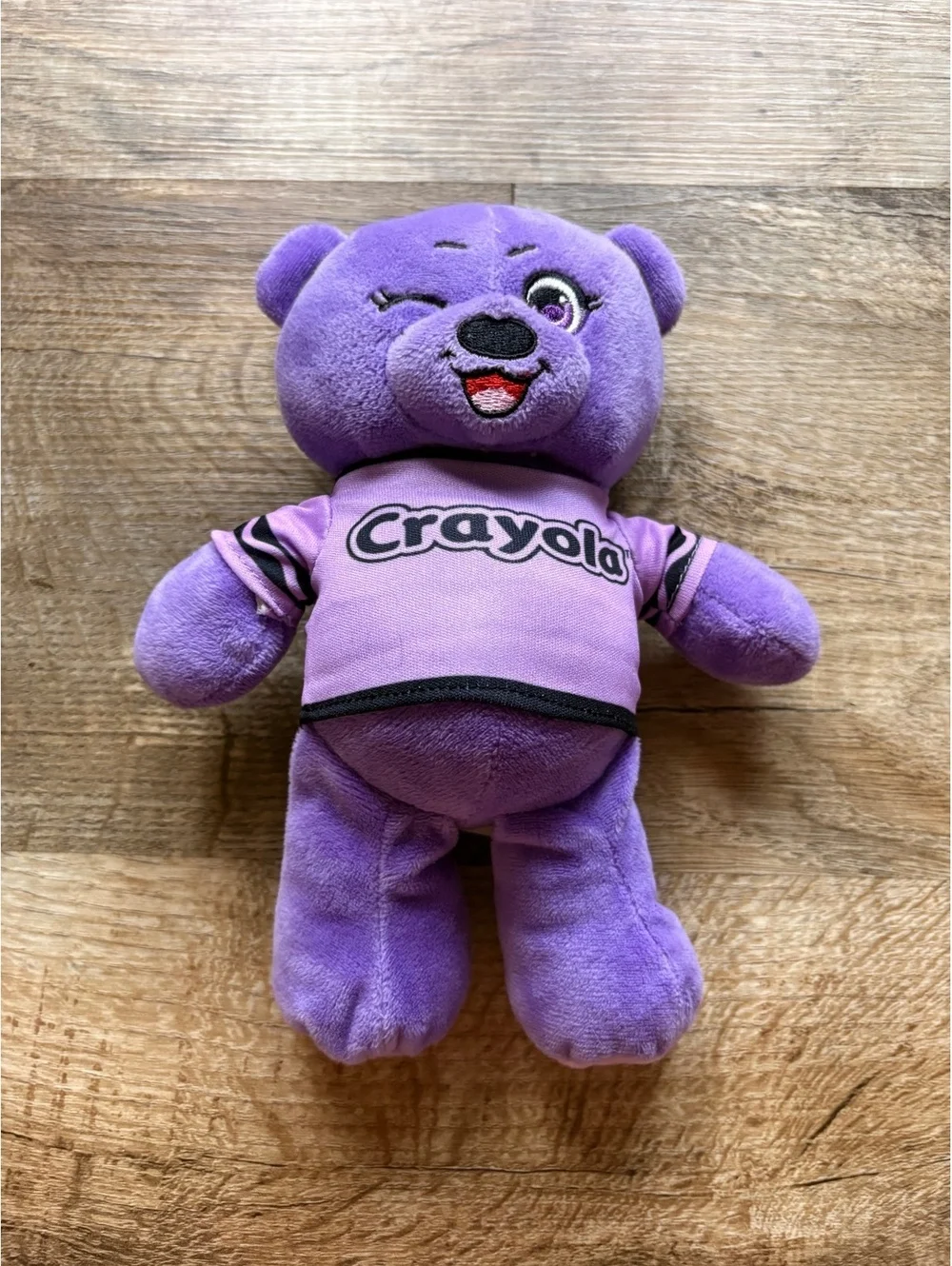 Crayola Purple Plush Bear Stuffed Animal Official Licensed Product